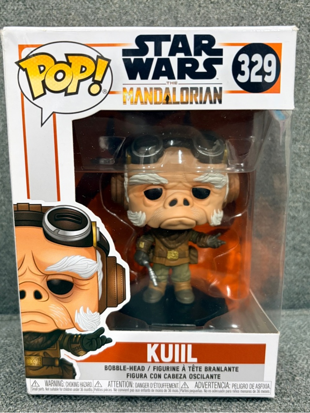 Funko Pop! Star Wars The Mandalorian Kuiil Vinyl Figure - Brown, Tan